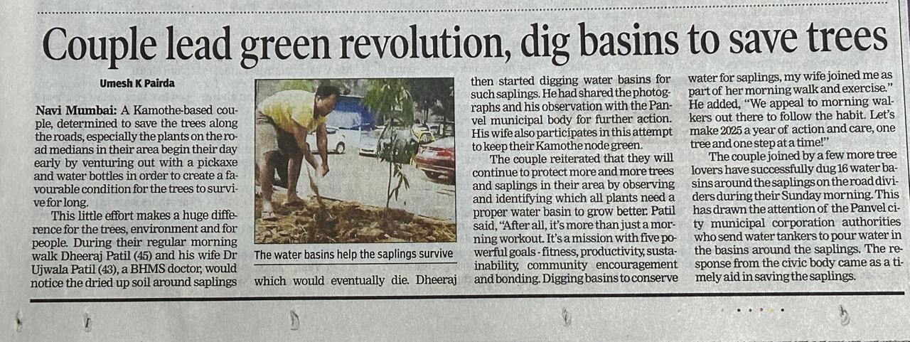 Couple lead green revolution, dig basins to save t