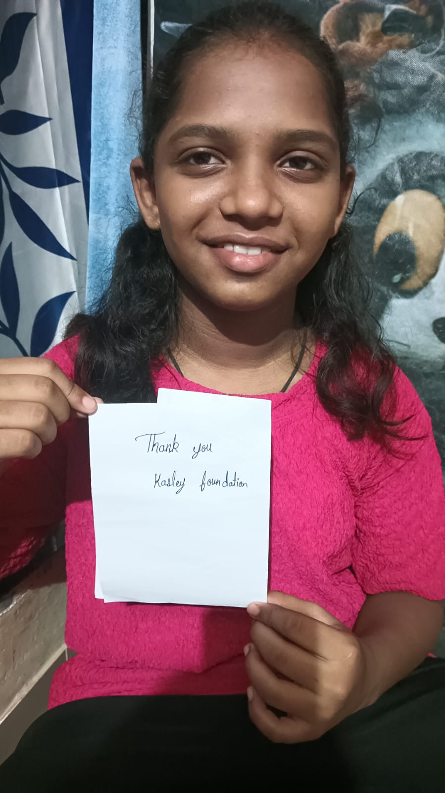 Trisha's School Fees Scholarship — ₹25,000 (July 2024)